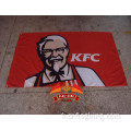 Drapeau KFC 90*150CM 100% polyester Bannière KFC